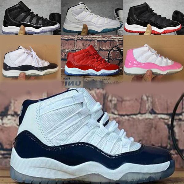 kids 11 11s space jam bred concord gym red basketball shoes children boy girls white pink midnight navy sneakers toddlers birthday299w, Black
kids 11 11s space jam bred concord gym red basketball shoes children boy girls white pink midnight navy sneakers toddlers birthday299w, Black