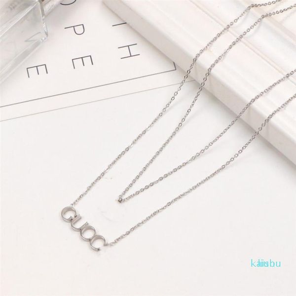2021 extravagant design necklace double fashion love letter stainless steel women jewelry whole224f, Silver
2021 extravagant design necklace double fashion love letter stainless steel women jewelry whole224f, Silver