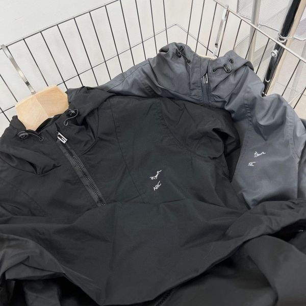 arc hoodie men's outdoor sports hard shell jacket windproof waterproof breathable coat, Black
arc hoodie men's outdoor sports hard shell jacket windproof waterproof breathable coat, Black