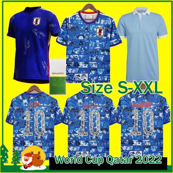2022 japan soccer jersey 22 23 kids kit men women football shirts atom tsubasa honda endo osako anime version captain tsubasa japanese carto, Black;yellow
2022 japan soccer jersey 22 23 kids kit men women football shirts atom tsubasa honda endo osako anime version captain tsubasa japanese carto, Black;yellow