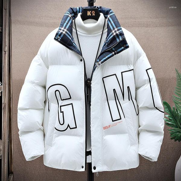 men's down 2022 winter coat warm parkas streetwear cotton coats slim male jackets windproof padded mens clothing, Black
men's down 2022 winter coat warm parkas streetwear cotton coats slim male jackets windproof padded mens clothing, Black