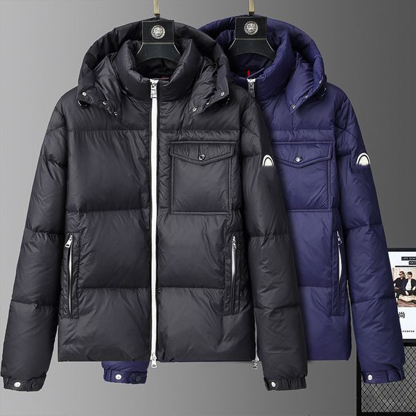designer men's down winter hooded jackets men women parkas windproof warmth fashion coats warm zipper thick 607, Black
designer men's down winter hooded jackets men women parkas windproof warmth fashion coats warm zipper thick 607, Black