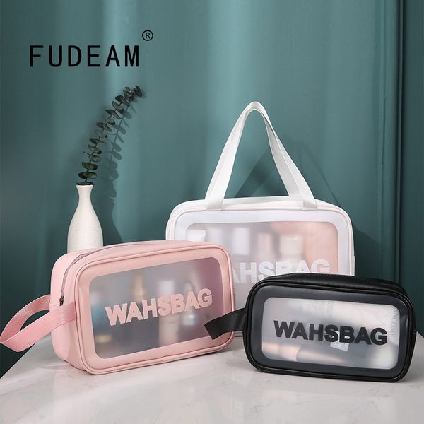 cosmetic bags cases fudeam pu women travel storage toiletry organize waterproof pvc portable transparent makeup female wash 220827
cosmetic bags cases fudeam pu women travel storage toiletry organize waterproof pvc portable transparent makeup female wash 220827