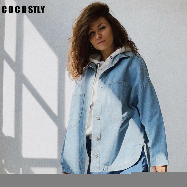 women's jackets spring autumn denim jackets women denim coat designer single breasted solid pockets fashion jean jacket femme 220827, Black;brown
women's jackets spring autumn denim jackets women denim coat designer single breasted solid pockets fashion jean jacket femme 220827, Black;brown