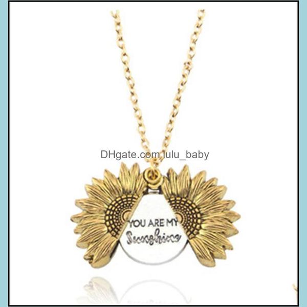 pendant necklaces sunflower mtilayer can open lettering necklace love round flower woman fashion jewelry single product 12pcs drop de dhbga, Silver
pendant necklaces sunflower mtilayer can open lettering necklace love round flower woman fashion jewelry single product 12pcs drop de dhbga, Silver