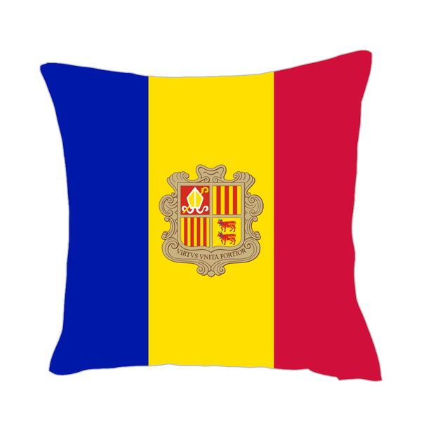 andorra flag throwpillow cover factory supply good price polyester satin pillow cover
andorra flag throwpillow cover factory supply good price polyester satin pillow cover
