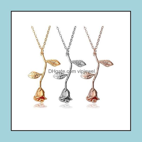 pendant necklaces rose necklace jewelry sterling sier retro 3d leaf valentines day womens birthday vintage drop delivery 2021 pendants dhp9d, Silver
pendant necklaces rose necklace jewelry sterling sier retro 3d leaf valentines day womens birthday vintage drop delivery 2021 pendants dhp9d, Silver