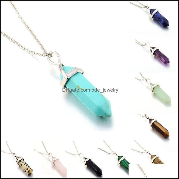 pendant necklaces hexagonal column natural amethyst necklace pink crystal druzy gem stone statement collares jewelry drop delivery 20 dhzpa, Silver
pendant necklaces hexagonal column natural amethyst necklace pink crystal druzy gem stone statement collares jewelry drop delivery 20 dhzpa, Silver
