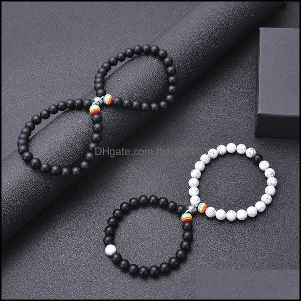 charm bracelets rainbow bead bracelet pride couple lover white howlite black matte magnet natural stone lgbt relationship jewelry dro dh0oz, Golden;silver
charm bracelets rainbow bead bracelet pride couple lover white howlite black matte magnet natural stone lgbt relationship jewelry dro dh0oz, Golden;silver