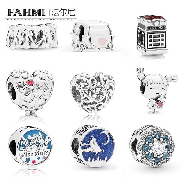 fahmi 100% 925 sterling silver new 11telephone booth camper van mum script 1st visit friends magic carpet ride blue flower diy je215u, Black
fahmi 100% 925 sterling silver new 11telephone booth camper van mum script 1st visit friends magic carpet ride blue flower diy je215u, Black