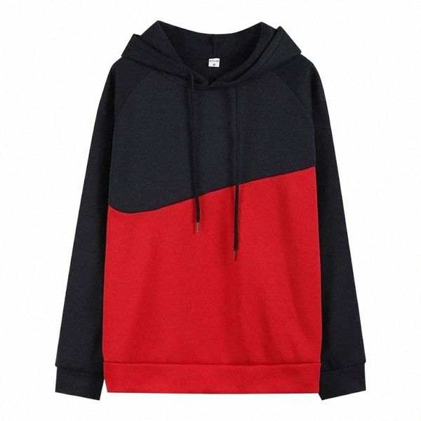 men's hoodies & sweatshirts 2021 winter fashion fgasual stitching sweater travel purchasing wild loose hoodie outdoor sports jogging si, Black
men's hoodies & sweatshirts 2021 winter fashion fgasual stitching sweater travel purchasing wild loose hoodie outdoor sports jogging si, Black