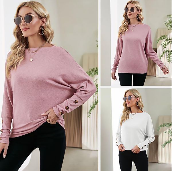 camisas femininas mujer batwing t shirt women tshirt fashion womens long sleeve loose basic jumper tee female spring autumn t shirts, White
camisas femininas mujer batwing t shirt women tshirt fashion womens long sleeve loose basic jumper tee female spring autumn t shirts, White