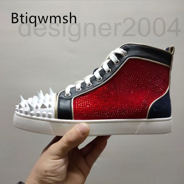 dress shoes designer 2021 studded ankle boots man pointed toe red rhinestone rivet soft leather real lace up high upper flat shoes men fashi, Black
dress shoes designer 2021 studded ankle boots man pointed toe red rhinestone rivet soft leather real lace up high upper flat shoes men fashi, Black