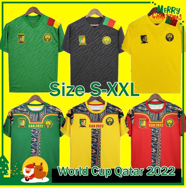 2022 2023 cameroon soccer jerseys ekambi ganago bahoken national team home green away yellow black red men choupo-moting anguissa aboubakar, Black;yellow
2022 2023 cameroon soccer jerseys ekambi ganago bahoken national team home green away yellow black red men choupo-moting anguissa aboubakar, Black;yellow