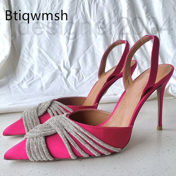 sandals designer pink satin gladiator sandals woman pointed toe crystal diamond high heel lady party shoes nio1, Black
sandals designer pink satin gladiator sandals woman pointed toe crystal diamond high heel lady party shoes nio1, Black