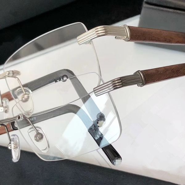 noble design men rimless frame lightweight wooden leg 337 gold silver gungray color rectangular glasses 57-16-140 for prescription fullset p, Black
noble design men rimless frame lightweight wooden leg 337 gold silver gungray color rectangular glasses 57-16-140 for prescription fullset p, Black