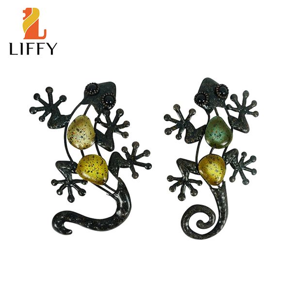 decorative objects figurines 2pcs metal gecko wall decor for home decoration outdoor animal statues accessories sculptures of jardin brother
decorative objects figurines 2pcs metal gecko wall decor for home decoration outdoor animal statues accessories sculptures of jardin brother