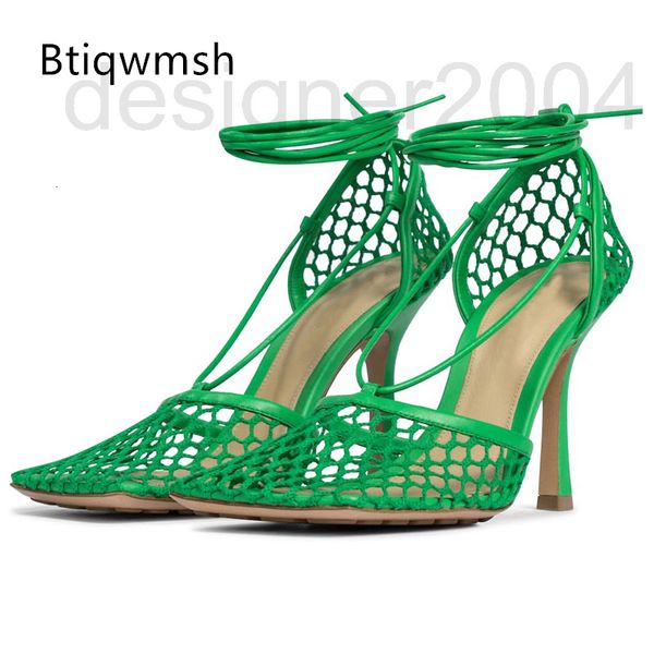 sandals designer new mesh green women square toe black yellow leather ankle strap high heel shoes woman party q4f1
sandals designer new mesh green women square toe black yellow leather ankle strap high heel shoes woman party q4f1