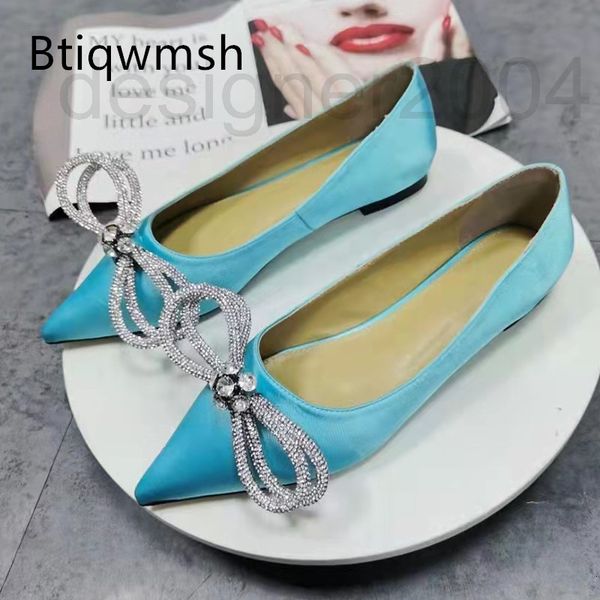 dress shoes designer luxury blue satin flat shoes woman pointed toe rhinestone butterfly knot fashion party lady qjc2, Black
dress shoes designer luxury blue satin flat shoes woman pointed toe rhinestone butterfly knot fashion party lady qjc2, Black