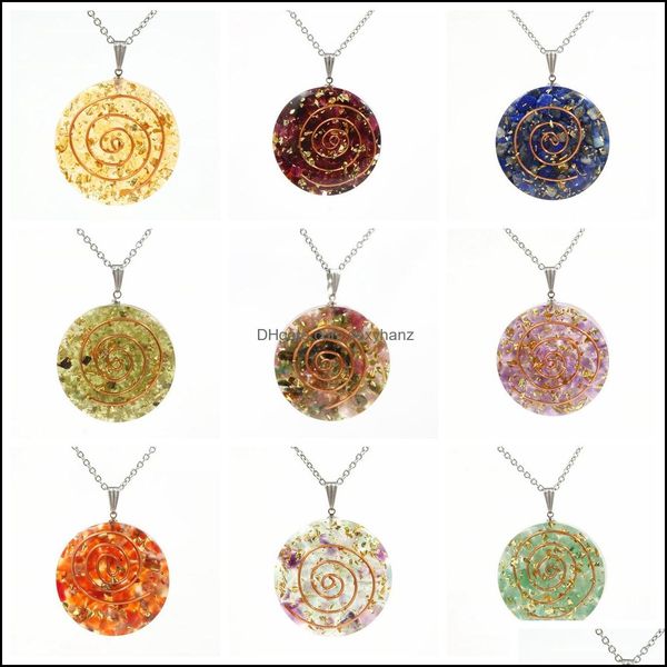 pendant necklaces quartz round coin yoga chakra necklace for women men stone crystal circle disc pendants jewelry drop delivery 2021 s dhexn, Silver
pendant necklaces quartz round coin yoga chakra necklace for women men stone crystal circle disc pendants jewelry drop delivery 2021 s dhexn, Silver