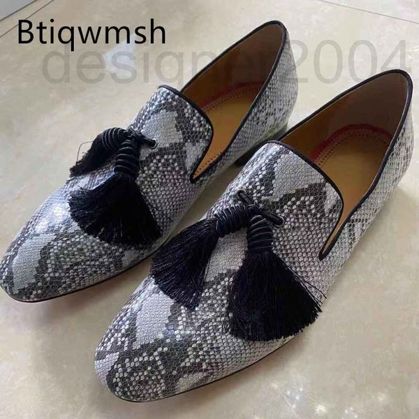 dress shoes designer british style snake skin men round toe tassel flat fashion moccasins b2f3, Black
dress shoes designer british style snake skin men round toe tassel flat fashion moccasins b2f3, Black