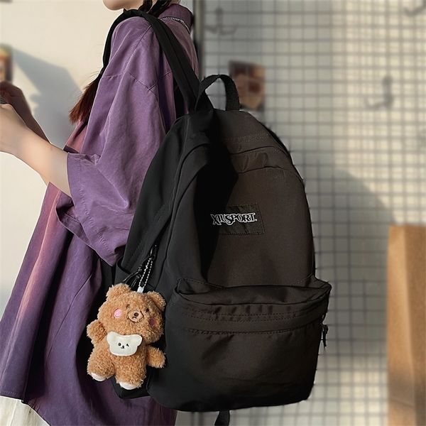 backpack book black ladies s kawaii girl school nylon bag teen college student female waterproof cute women bags fashion 220827
backpack book black ladies s kawaii girl school nylon bag teen college student female waterproof cute women bags fashion 220827