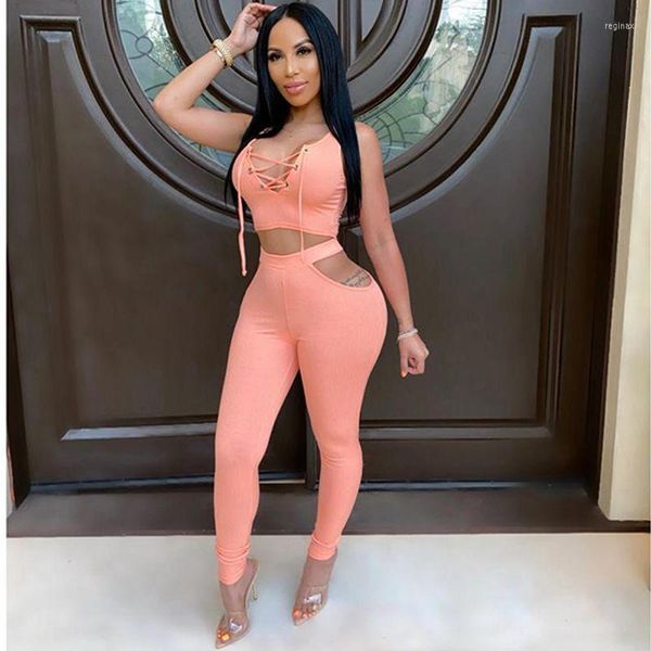 women's tracksuits cutout lace up 2 piece set women crop and pants summer outfits for club party wear, Gray
women's tracksuits cutout lace up 2 piece set women crop and pants summer outfits for club party wear, Gray