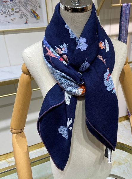 cashmere & silk pint flowers shawl scarf navy women designer pashmina wraps warm winter square scarves 140cm with box, Blue;gray
cashmere & silk pint flowers shawl scarf navy women designer pashmina wraps warm winter square scarves 140cm with box, Blue;gray