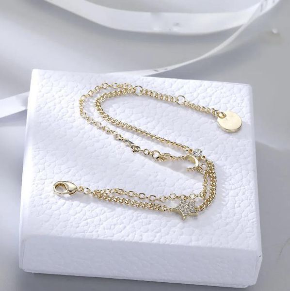 double - decker star diamond bracelet female designer charms love bracelet luxury bangles cjeweler bijoux for mens womens -1, Golden;silver
double - decker star diamond bracelet female designer charms love bracelet luxury bangles cjeweler bijoux for mens womens -1, Golden;silver