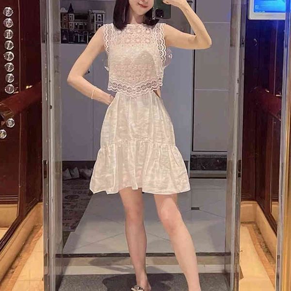 casual dresses fadan spring summer french holiday style hollow lace stitched open waist dress, Black;gray
casual dresses fadan spring summer french holiday style hollow lace stitched open waist dress, Black;gray