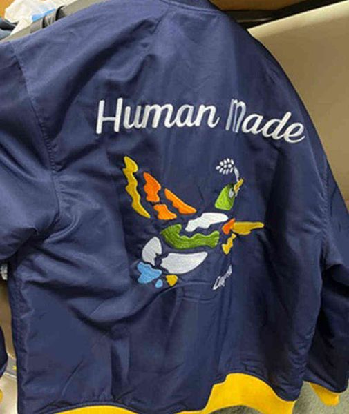 men's jackets human made baseball jacket embroidered flying duck men women 1 1 human made jacket t220825, Black;brown
men's jackets human made baseball jacket embroidered flying duck men women 1 1 human made jacket t220825, Black;brown