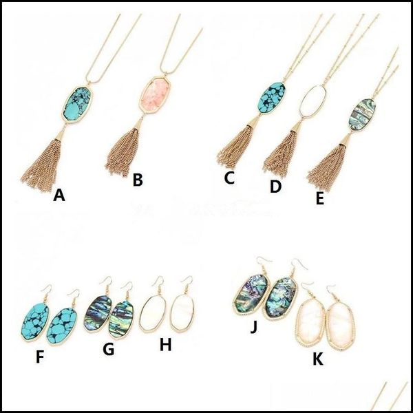 pendant necklaces oval hexagon stone tassel shell turquoise print pattern earrings jewelry drop delivery 2021 pendants dhseller2010 dhrfr, Silver
pendant necklaces oval hexagon stone tassel shell turquoise print pattern earrings jewelry drop delivery 2021 pendants dhseller2010 dhrfr, Silver