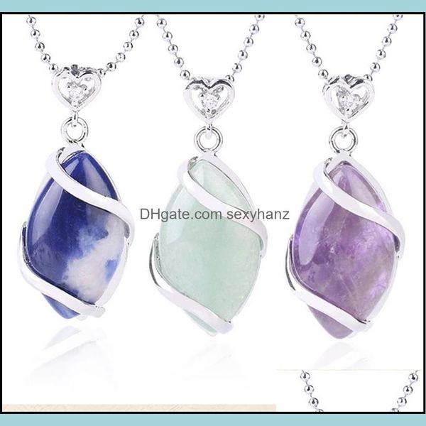pendant necklaces womens necklace natural quartz crystal female healing stone horse eye bead fashion men drop delivery 2021 jewelry pe dheyg, Silver
pendant necklaces womens necklace natural quartz crystal female healing stone horse eye bead fashion men drop delivery 2021 jewelry pe dheyg, Silver