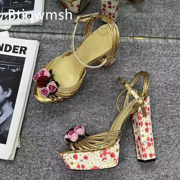 sandals designer luxury plarform sandals woman open toe flower weave gold real leather high heels party shoes wxx5, Black
sandals designer luxury plarform sandals woman open toe flower weave gold real leather high heels party shoes wxx5, Black