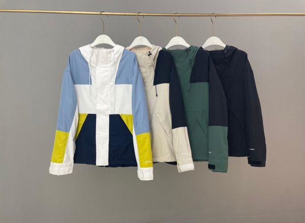 women's jacket outdoor sports colorblock waterproof windproof patchwork letter embroidery men's couple mountaineering coat, Black;brown
women's jacket outdoor sports colorblock waterproof windproof patchwork letter embroidery men's couple mountaineering coat, Black;brown