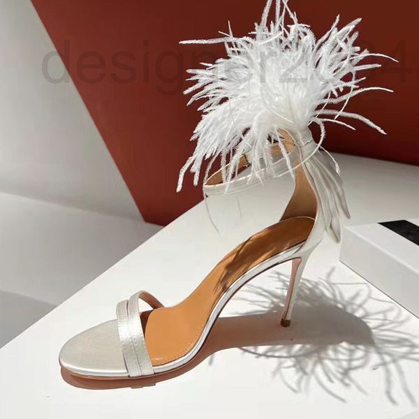 sandals designer luxury blue satin feather sandals woman open toe high heel lady fashion party shoes qvji, Black
sandals designer luxury blue satin feather sandals woman open toe high heel lady fashion party shoes qvji, Black
