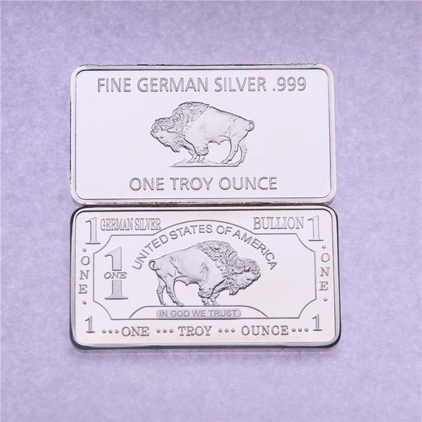 10pcs lot gift 1 troy ounce german buffalo silver bullion bar coins german sliver 999 american221l
10pcs lot gift 1 troy ounce german buffalo silver bullion bar coins german sliver 999 american221l