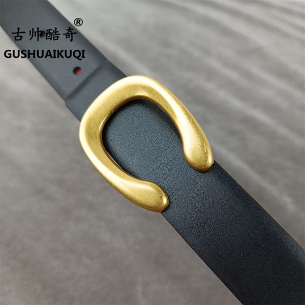 men's and new designer belt double-sided jeans with light fashion simple skirt ins style women's leather belt 2.5cm wide version2., Black;brown
men's and new designer belt double-sided jeans with light fashion simple skirt ins style women's leather belt 2.5cm wide version2., Black;brown