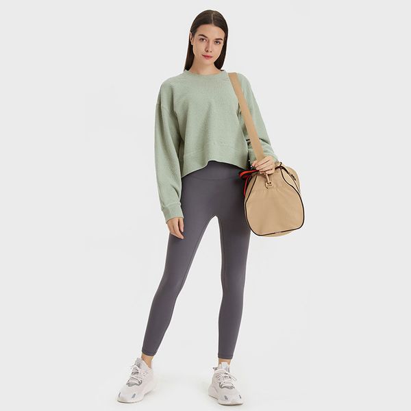 women's tracksuits lululemem relaxed fit women hoodies cotton yoga clothes perfectly oversized cropped sweatshirts super-soft fabric sp, Black
women's tracksuits lululemem relaxed fit women hoodies cotton yoga clothes perfectly oversized cropped sweatshirts super-soft fabric sp, Black