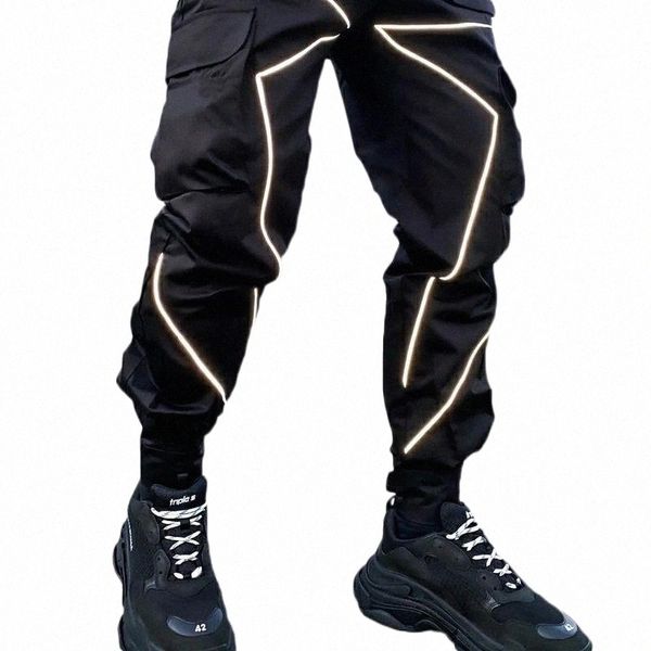 men's pants european and american sports trousers street trend running fitness reflective strip hook loop toe w7l7#, Black
men's pants european and american sports trousers street trend running fitness reflective strip hook loop toe w7l7#, Black