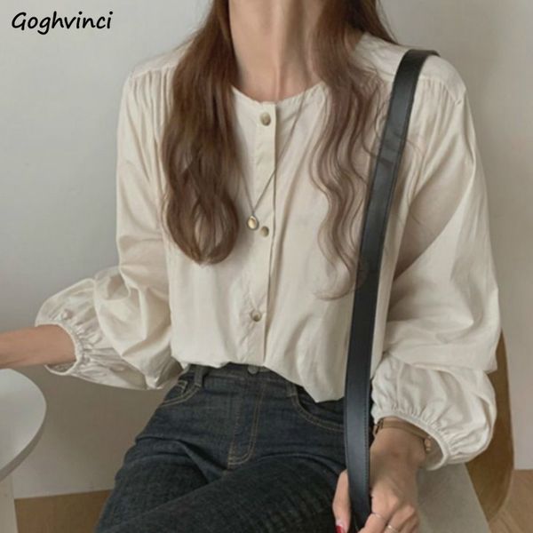 women's blouses shirts shirts women simple retro casual trendy solid loose single breasted loose ulzzang korean style tender elegant la, White
women's blouses shirts shirts women simple retro casual trendy solid loose single breasted loose ulzzang korean style tender elegant la, White