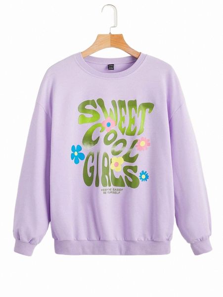 women's hoodies & sweatshirts slogan graphic drop shoulder sweatshirt w4t6#, Black
women's hoodies & sweatshirts slogan graphic drop shoulder sweatshirt w4t6#, Black