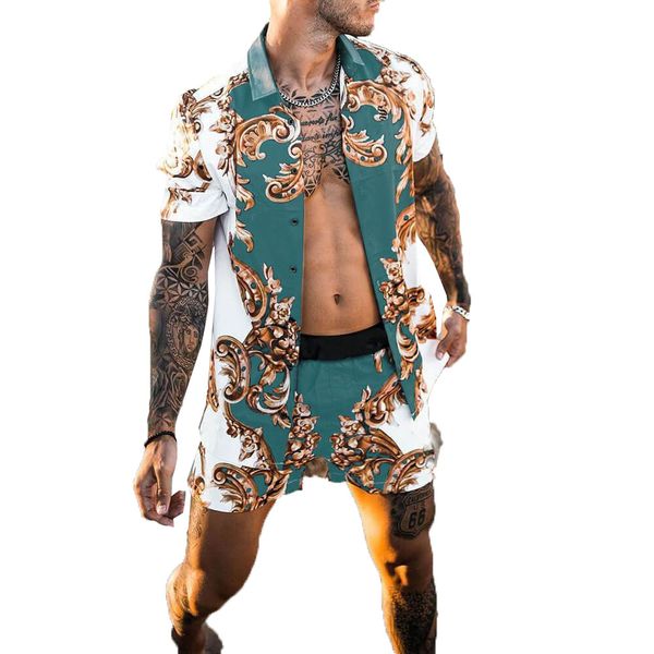 summer mens tracksuit two pieces hawaii printed shirt shorts sets clothes man set plus size tracksuites 2 piece sets outfits, Gray
summer mens tracksuit two pieces hawaii printed shirt shorts sets clothes man set plus size tracksuites 2 piece sets outfits, Gray