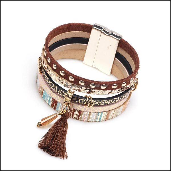 tennis leather wrap bracelet natural stone druzy mti rope cuff bangle magnetic clasp handmade jewelry women girl drop delivery 2021 b dhqrr, Golden;silver
tennis leather wrap bracelet natural stone druzy mti rope cuff bangle magnetic clasp handmade jewelry women girl drop delivery 2021 b dhqrr, Golden;silver