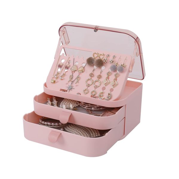 jewelry boxes box for women girls 3 layer storage case organizer with 2 ders ring earring bracelet amspm, Black;white
jewelry boxes box for women girls 3 layer storage case organizer with 2 ders ring earring bracelet amspm, Black;white