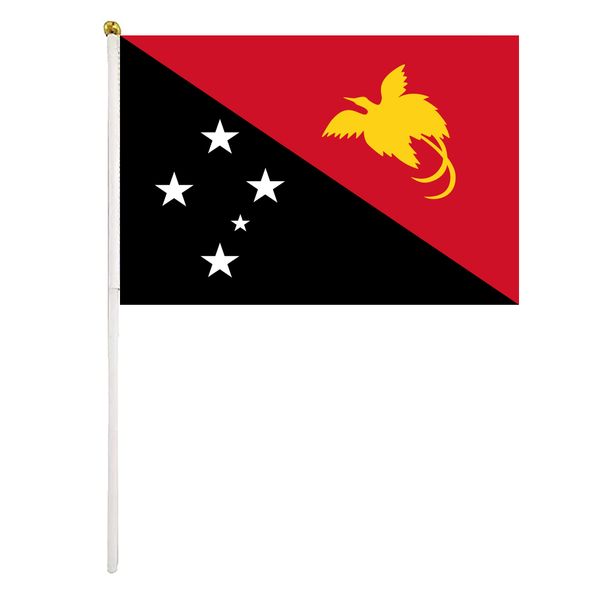papua new guinea handheld flag 14x21 cm polyester mini hand waving flags with plastic flagpoles for festival events celebration
papua new guinea handheld flag 14x21 cm polyester mini hand waving flags with plastic flagpoles for festival events celebration