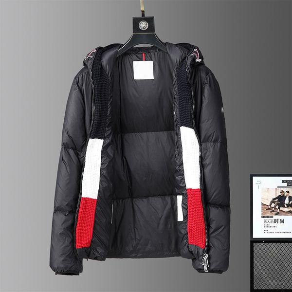 designer men's down winter hooded jackets men women parkas windproof warmth fashion coats warm zipper thick 609, Black
designer men's down winter hooded jackets men women parkas windproof warmth fashion coats warm zipper thick 609, Black