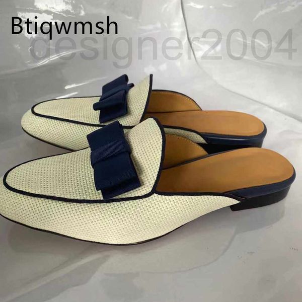 dress shoes designer summer beige slippers man toe round butterfly knot weave shoes flat men fashion sandals for zped, Black
dress shoes designer summer beige slippers man toe round butterfly knot weave shoes flat men fashion sandals for zped, Black
