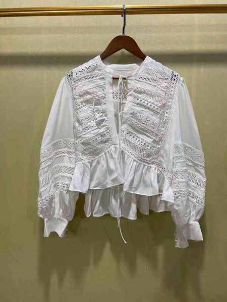 women's blouses shirts fa dan spring summer black and white lace embroidery open tie shirt
women's blouses shirts fa dan spring summer black and white lace embroidery open tie shirt