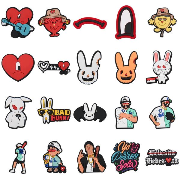 halloween pvc soft rubber clog croc shoe charm bad bunny buckles accessories decorations fit kids sandals party supplies, White;pink
halloween pvc soft rubber clog croc shoe charm bad bunny buckles accessories decorations fit kids sandals party supplies, White;pink